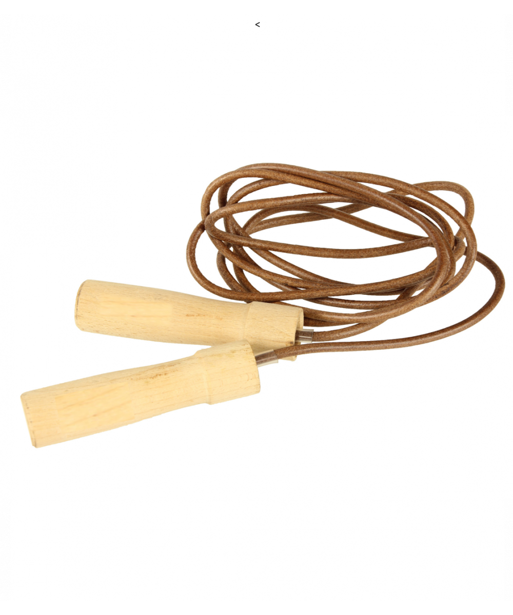 CORDE A SAUTER CUIR A ROULEMENT