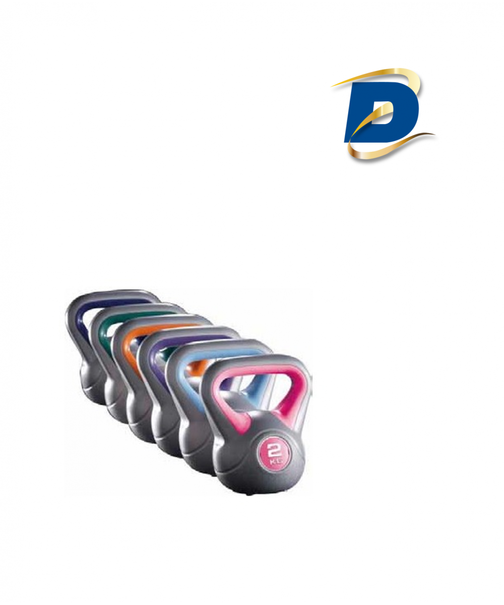 KETTLEBELL VINYLE AVEC PATINS PROTECTEURS