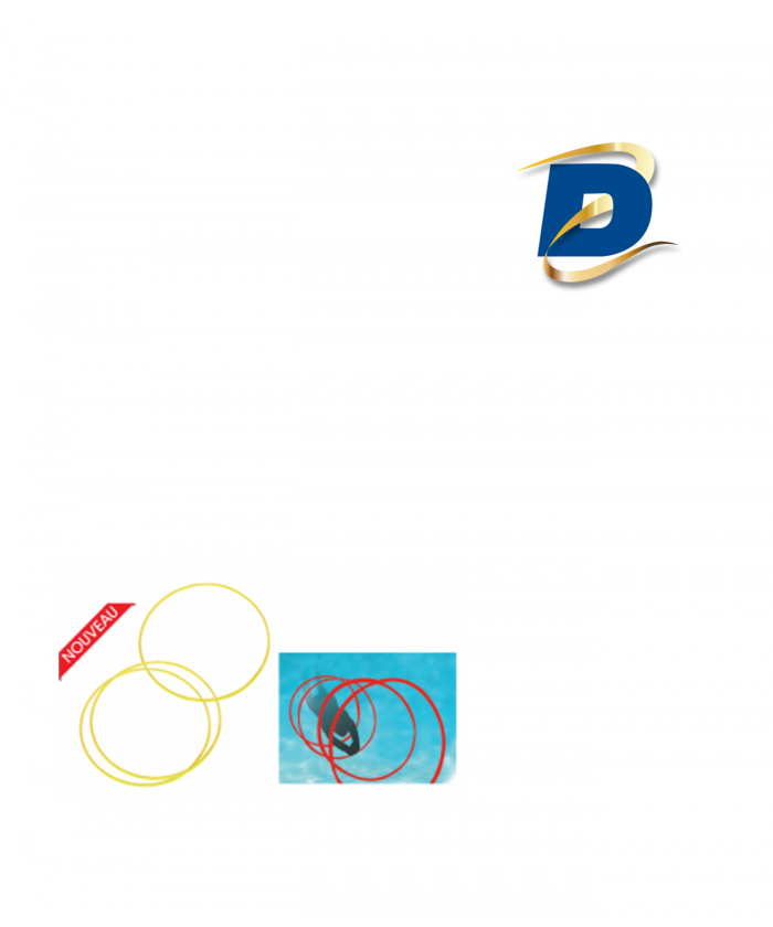 CERCEAUX LESTÉS PISCINE-LOT DE 3