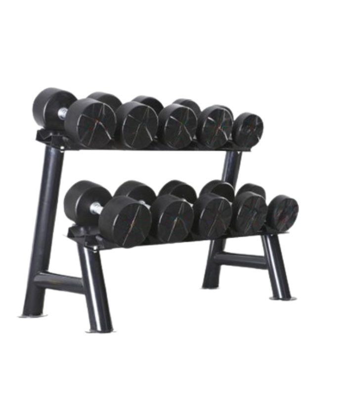 SERIE 42.5 A 50 KG HALTERES  CAOUTCHOUC DISPORTEX