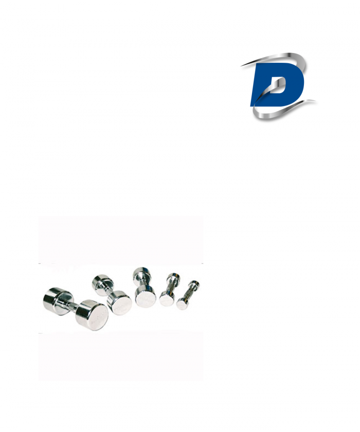 HALTERE PROFESSIONEL MUSCULATION CHROME PAIRE