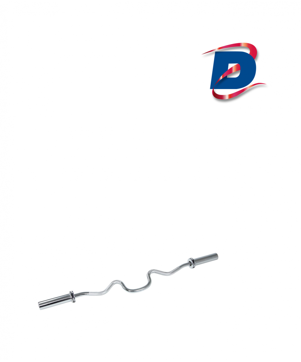 BARRE  OLYMPIQUE CURL-V CHROMEE LIFEMAXX