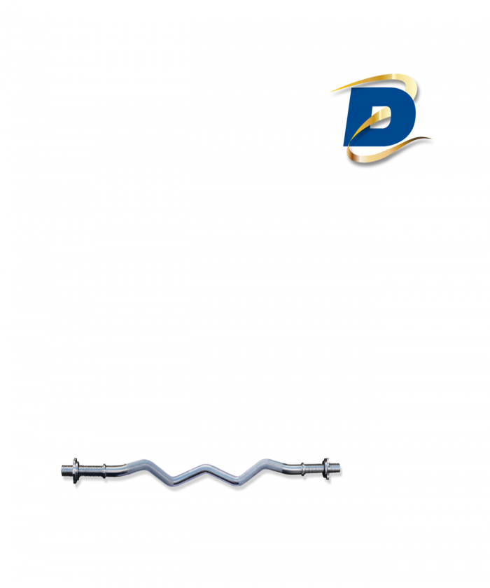 BARRE CURL CHROMEE DIAMETRE 28 MM