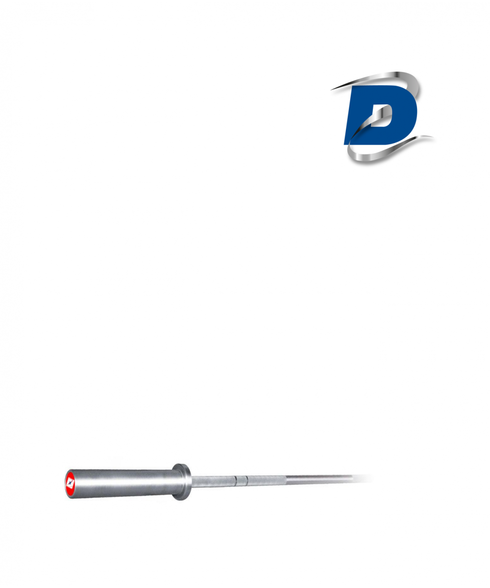 BARRE DE COMPÉTITION OLYMPIQUE DROITE 2M20