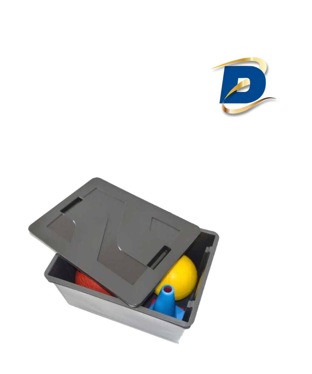 BAC DE RANGEMENT AVEC COUVERCLE 50L BAC DE RANGEMENT AVEC COUVERCLE 50L