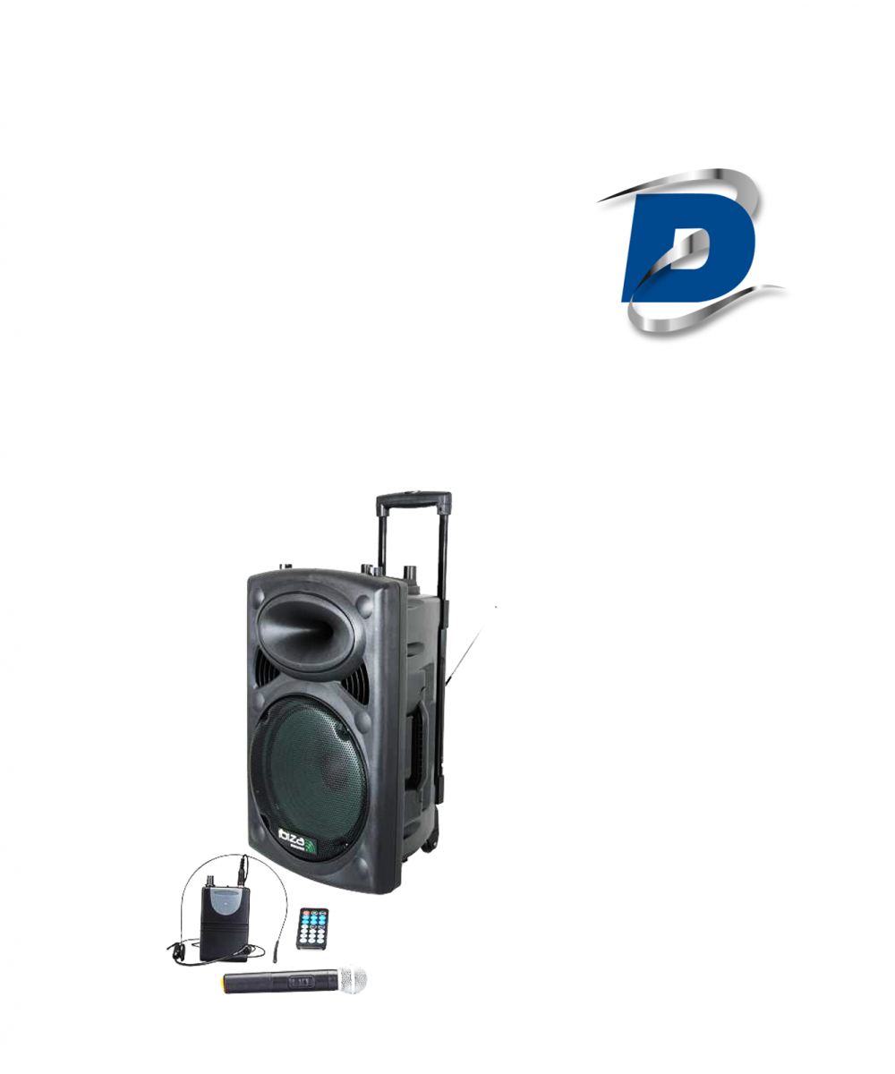 SONO PORTABLE AUTONOME 350W SONO PORTABLE AUTONOME 350W