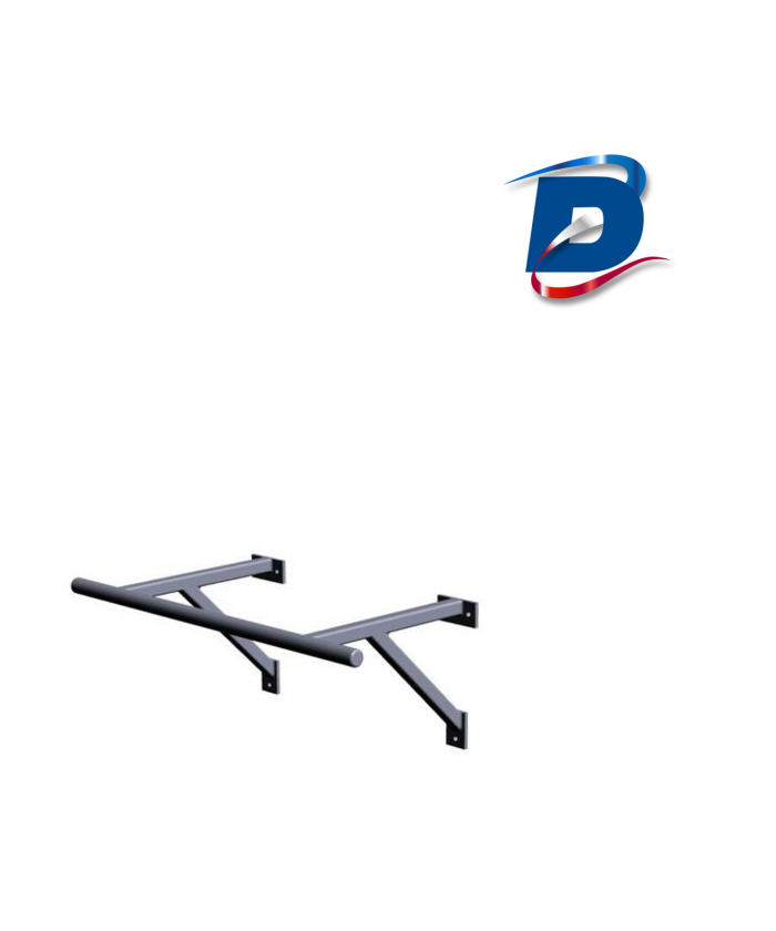BARRE DE TRACTION MURALE 100CM - DEPORT 50CM