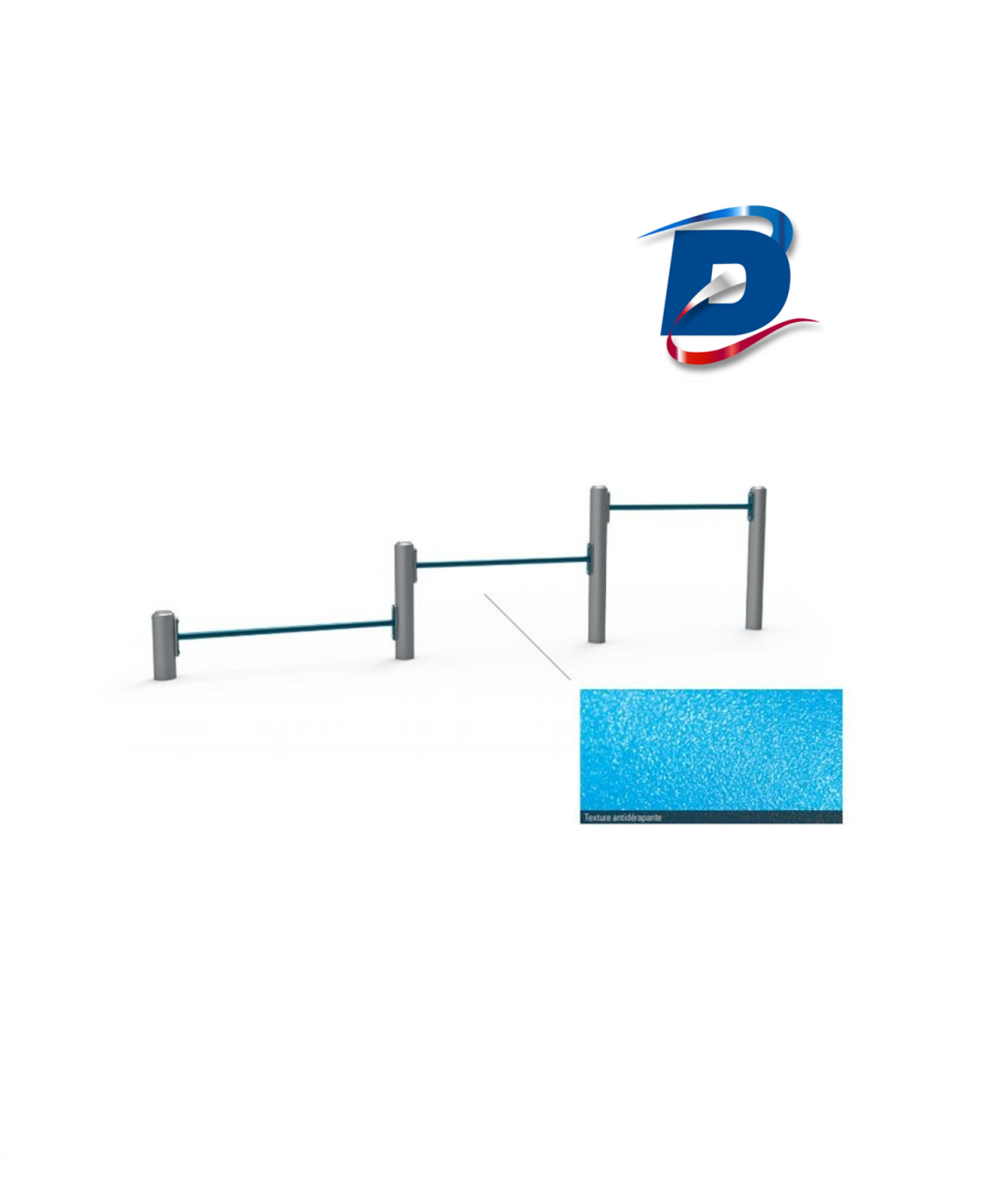 TRIPLE BARRES FIXES DE POMPES OUTDOOR