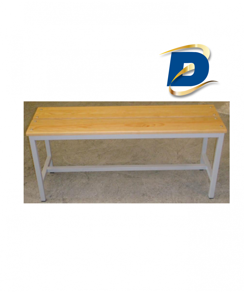 BANC VESTIAIRE PLAT BOIS METAL150 CM BANC VESTIAIRE PLAT BOIS METAL150 CM