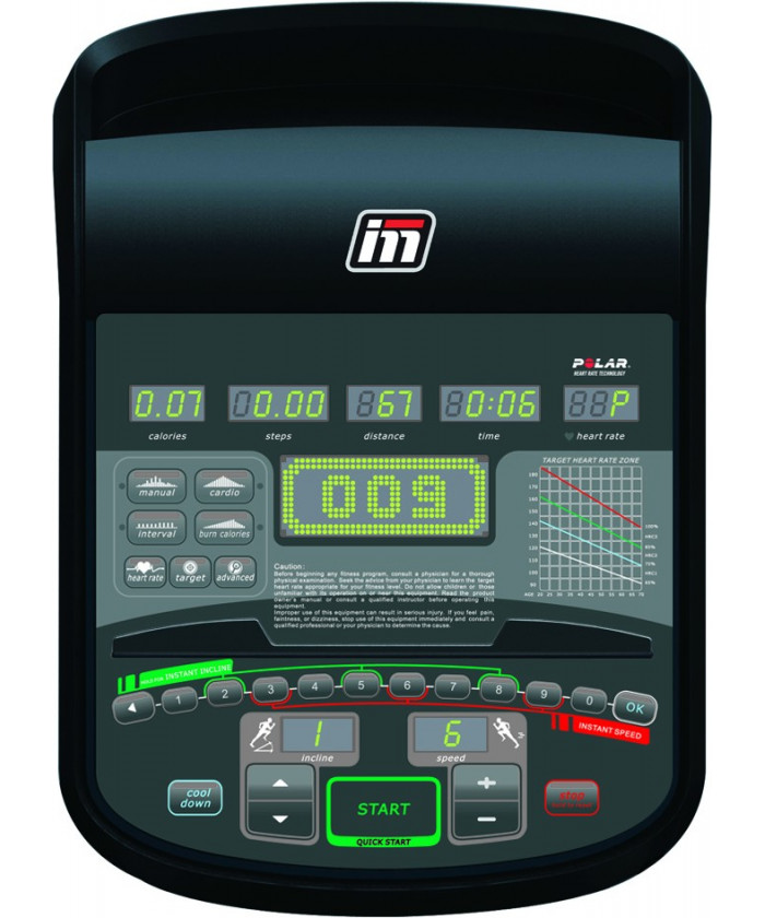 CONSOLE TAPIS COURSE PROFESSIONNEL RT 700 IMPULSE