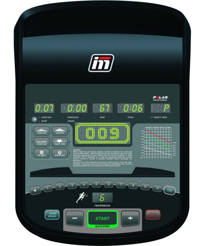 VELO ELLIPTIQUE PROFESSIONNEL RE700 IMPULSE