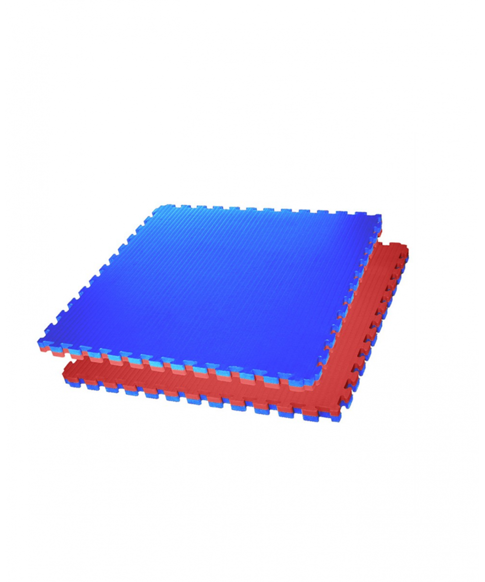 TAPIS PUZZLE EVA 100x100x4 CM ROUGE-BLEU