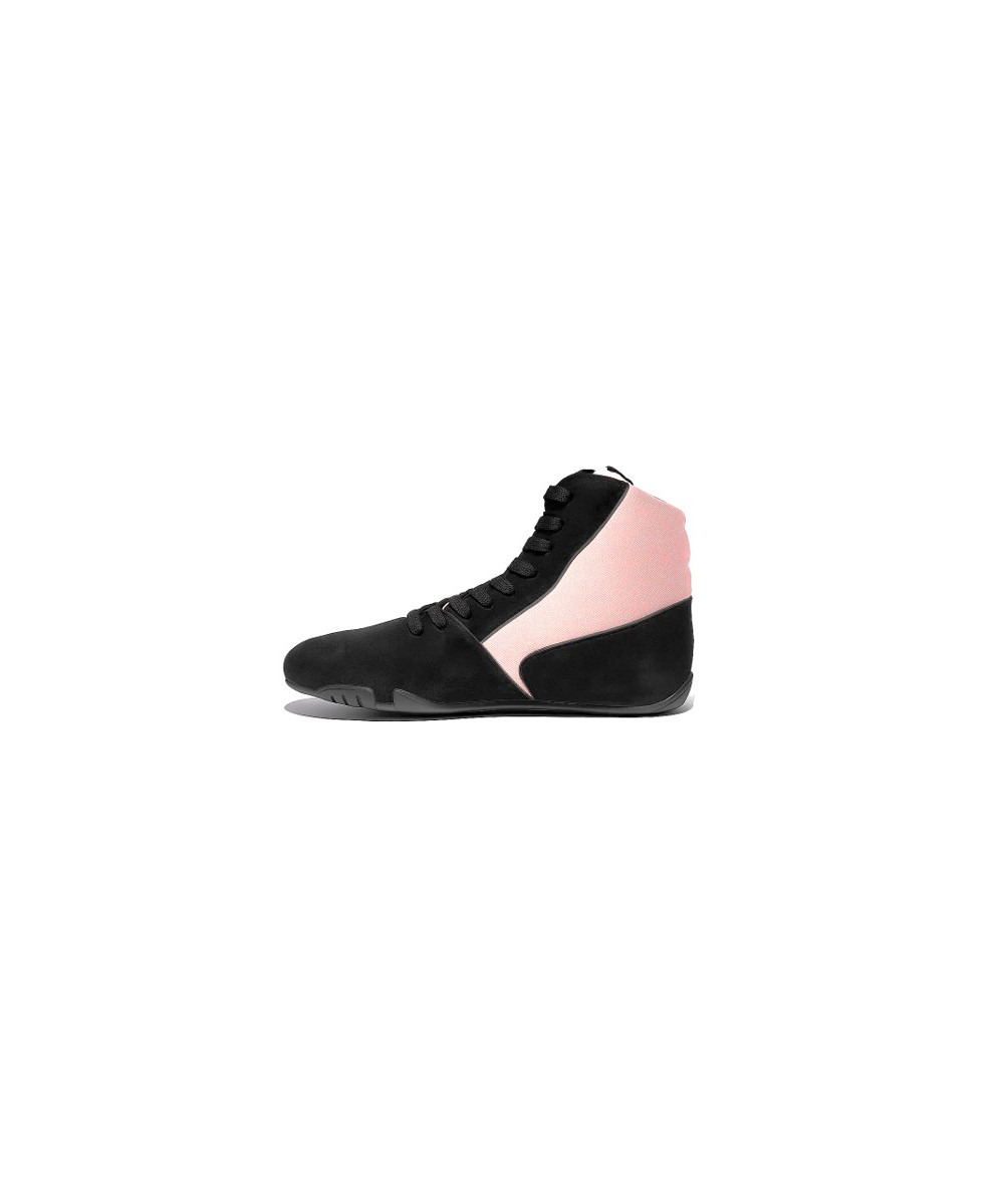CHAUSSURES DE BOXE SDI NOIR ET ROSE