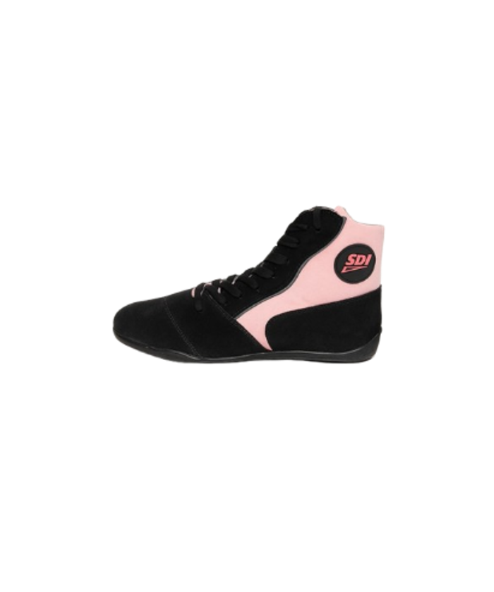 CHAUSSURES DE BOXE SDI NOIR ET ROSE