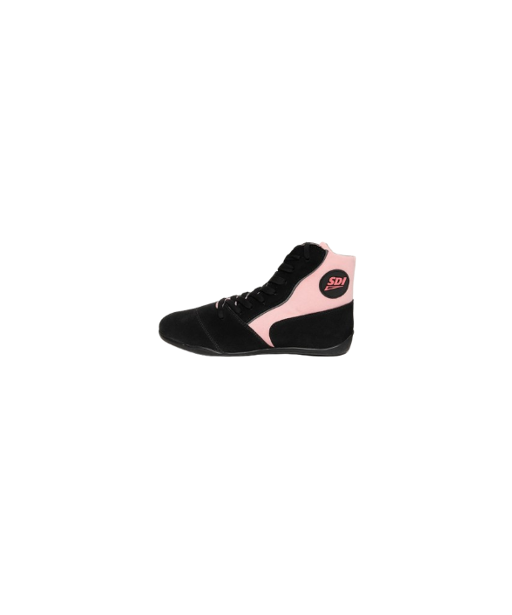 CHAUSSURES DE BOXE SDI NOIR ET ROSE