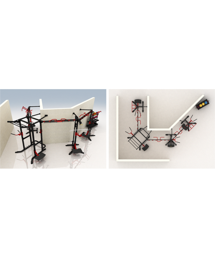 CONNECTEUR MURAL DISPORTEX MODULABLE