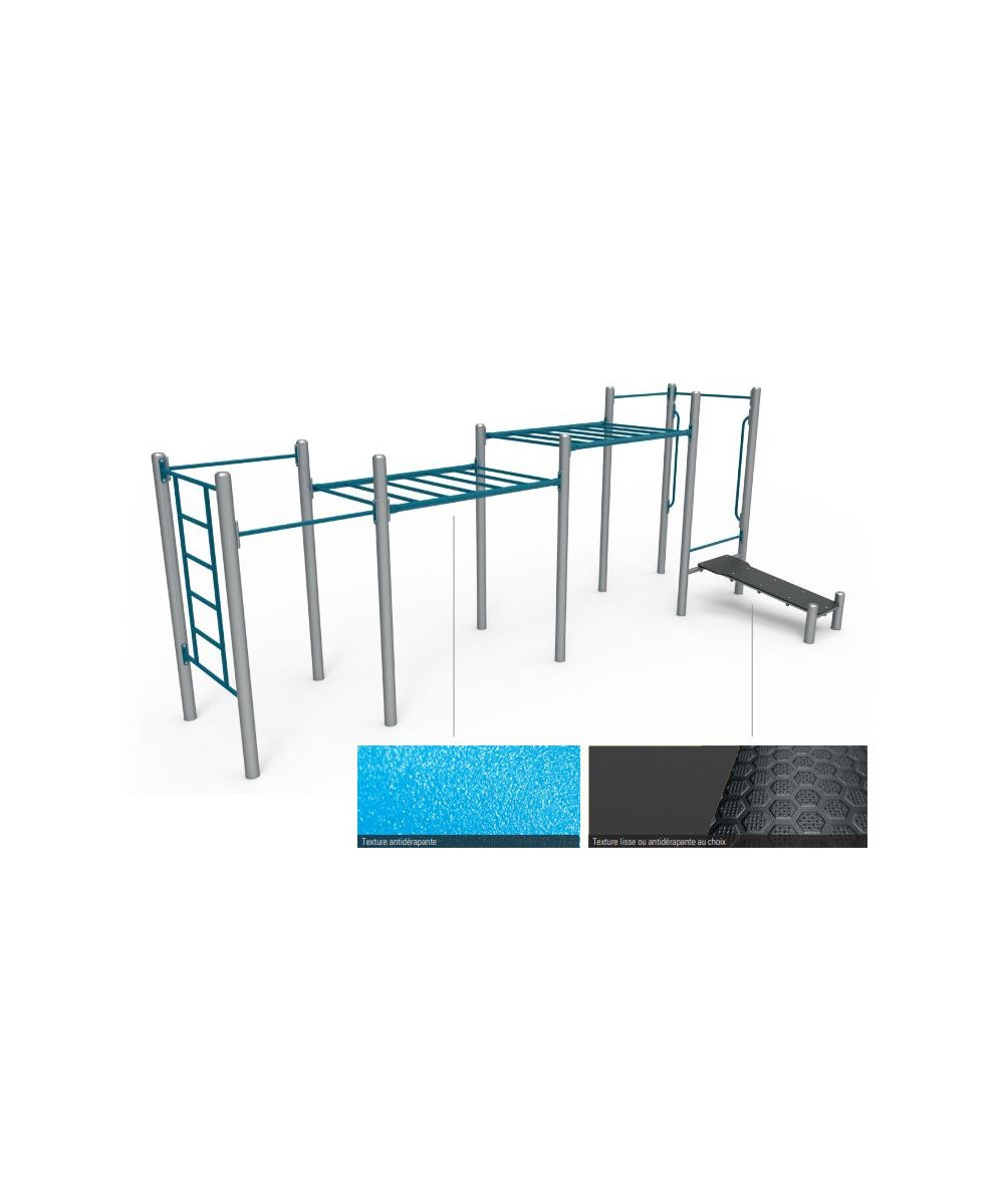 MODULE COMBINE OUTDOOR - ECHELLE / BARRES DE TRACTIONS / BANC ABDOS