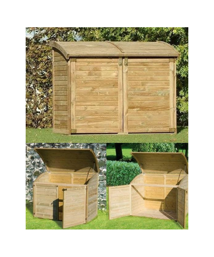 COFFRE DE RANGEMENT EN BOIS POUR L'EXTERIEUR