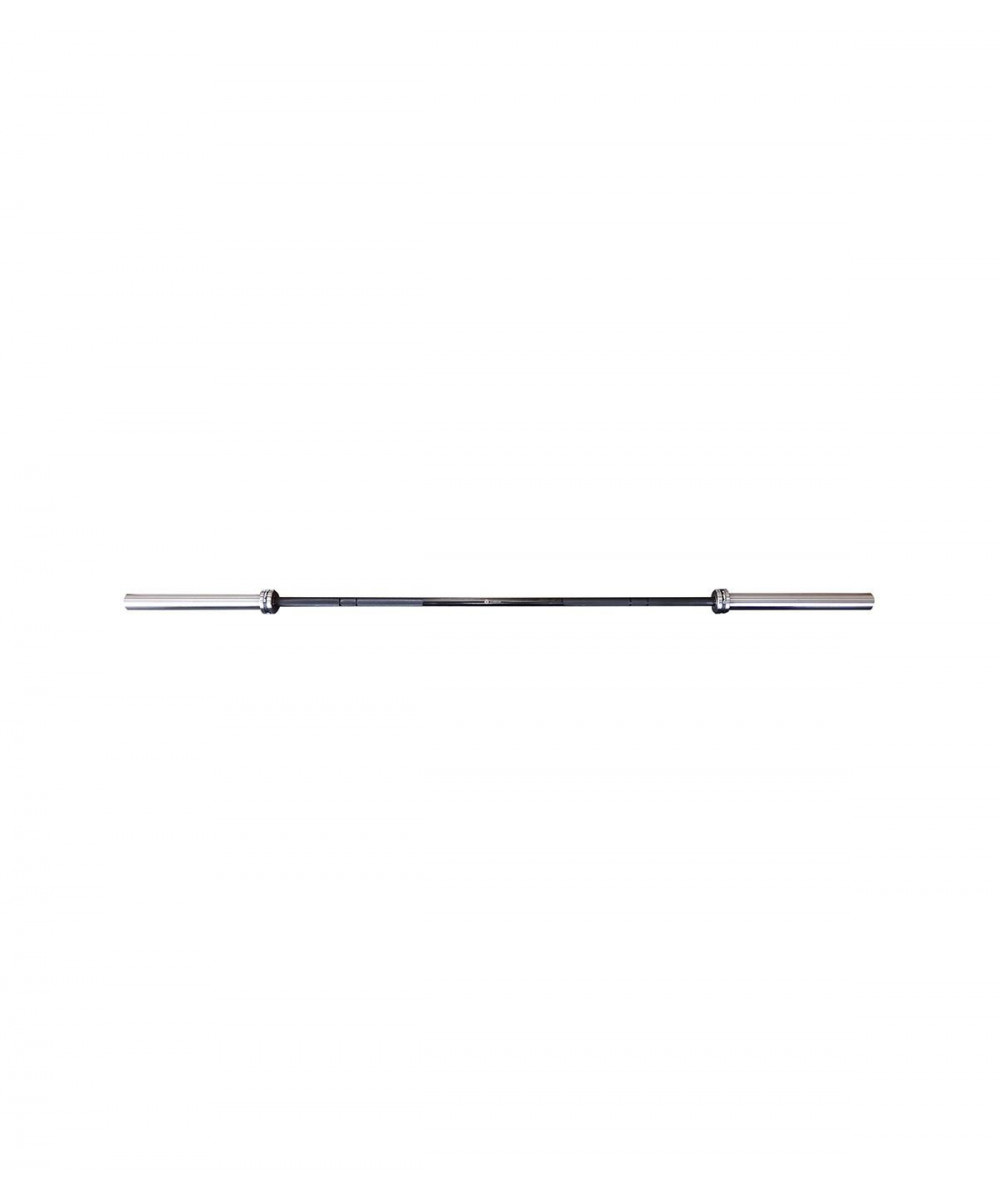 BARRE DE COMPETITION OLYMPIQUE DROITE V2 HOMME 2M20 - CHARGE MAX 900KG