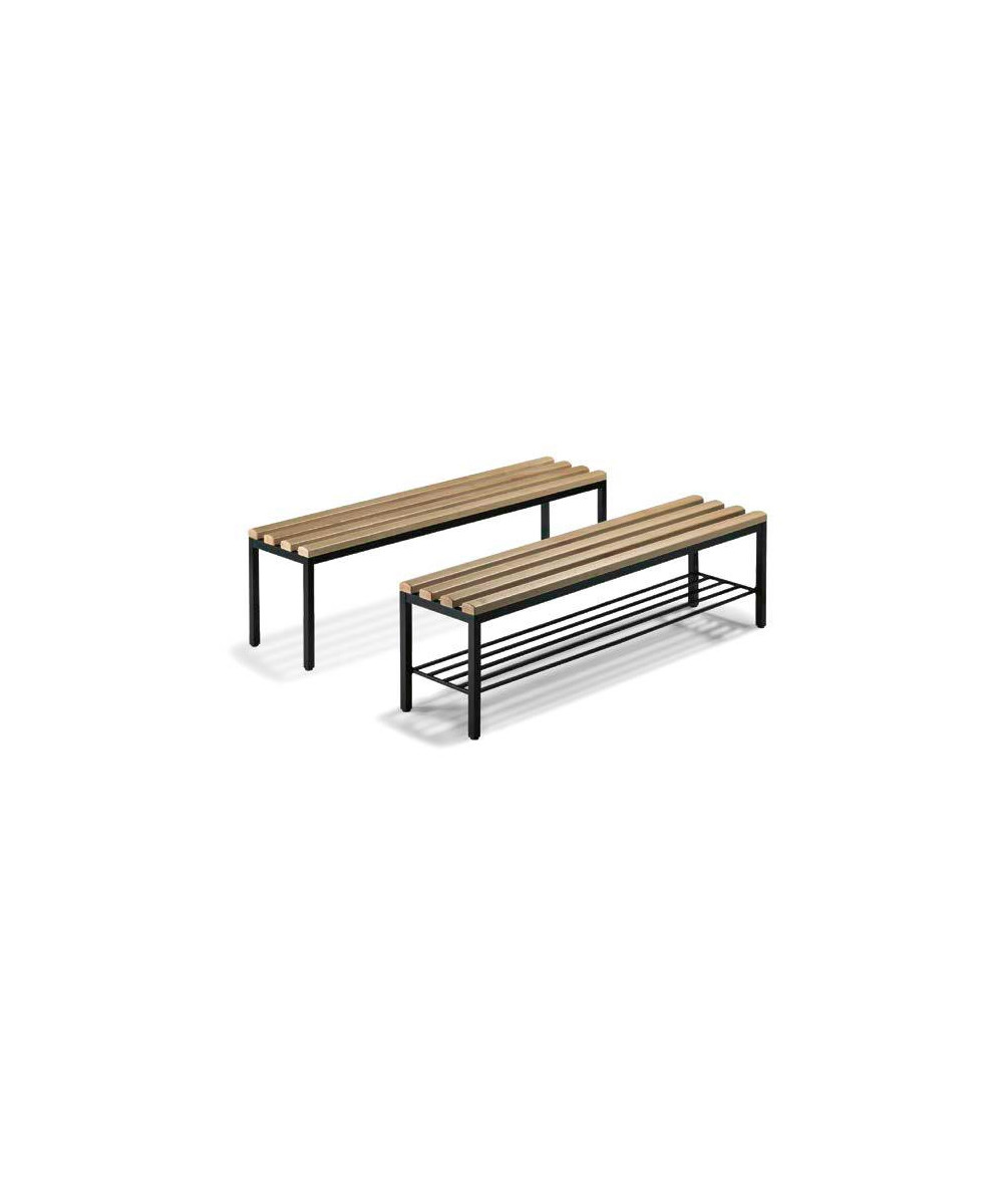 BANC VESTIAIRE  PLAT 150 CM BOIS HETRE