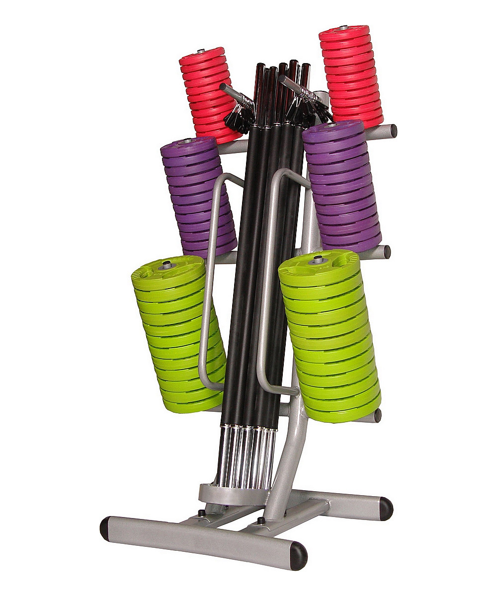 rangement pour 10 barres de body pump