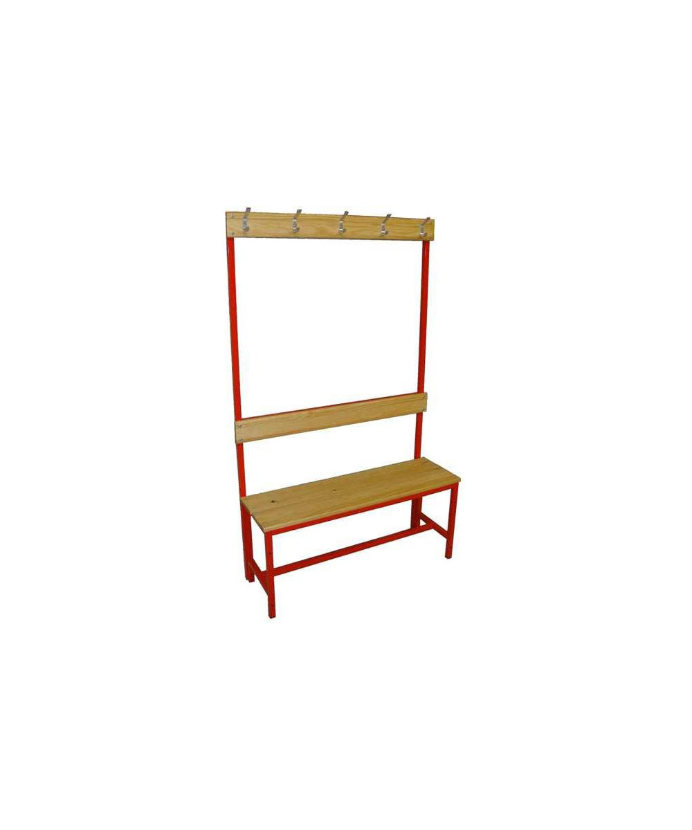 BANC PORTE MANTEAUX SIMPLE FACE - 200 CM BANC PORTE MANTEAUX SIMPLE FACE - 200 CM