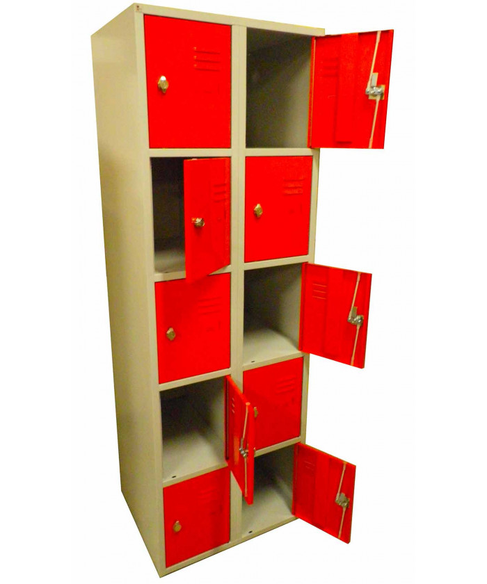 VESTIAIRE MULTICASIER -4 CASIERS 30 CM PAR COLONNES